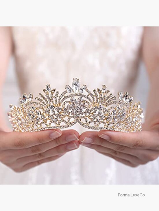 Rhinestone Crystal Tiara Princess Queen Crown Bridal Headpiece Wedding Handband